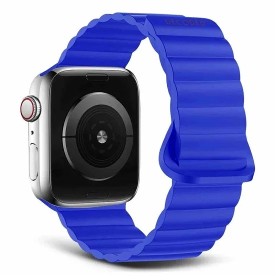 Decoded Apple Watch 49/45/44/42 Mm Gen 1-10-Se Silicone Magnet Traction Loop Strap Lite - Blue